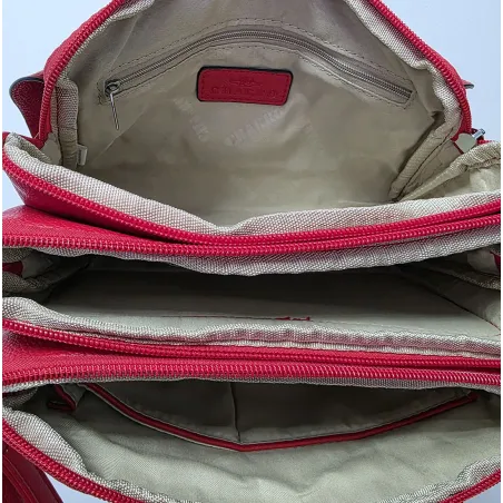 CHARRO Włoska Marka Torebka Damska Listonoszka na Ramię CH662151 Niebieska