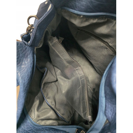 Tommasini Włoska Marka Torebka Damska Listonoszka Shopper SP92581 Czarna