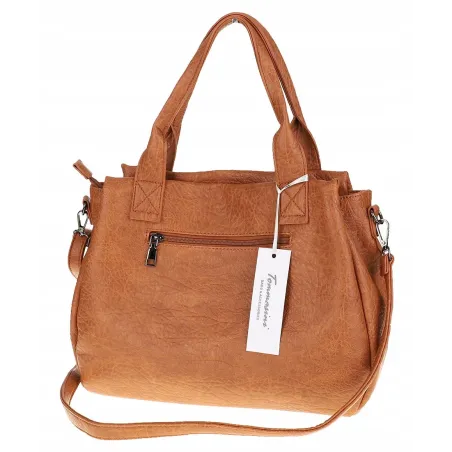 Tommasini Torebka Marka Damska Listonoszka Shopper Miejska SP92581 Brązowa