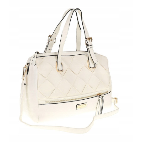 CHARRO Torebka Marka Damska Włoskiej Marki biała kuferek Listonoszka CH855638 White