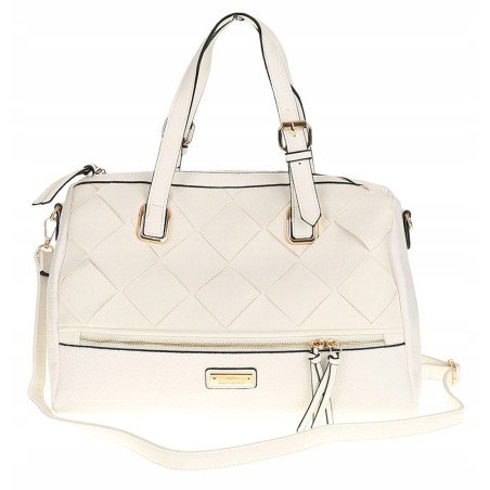 CHARRO Torebka Marka Damska Włoskiej Marki biała kuferek Listonoszka CH855638 White