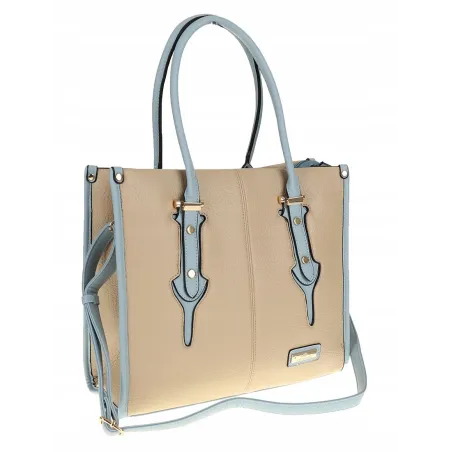 CHARRO Włoska Marka Torebka Damska beżowa Teczka Listonoszka CH999 Khaki