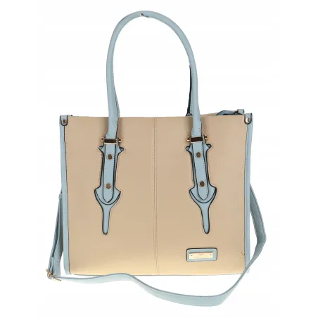 CHARRO Włoska Marka Torebka Damska beżowa Teczka Listonoszka CH999 Khaki