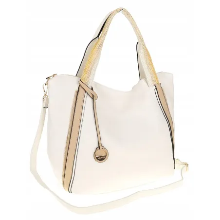 CHARRO Włoska Marka Torebka Damska Biała Shopper Worek Listonoszka CH855633 White