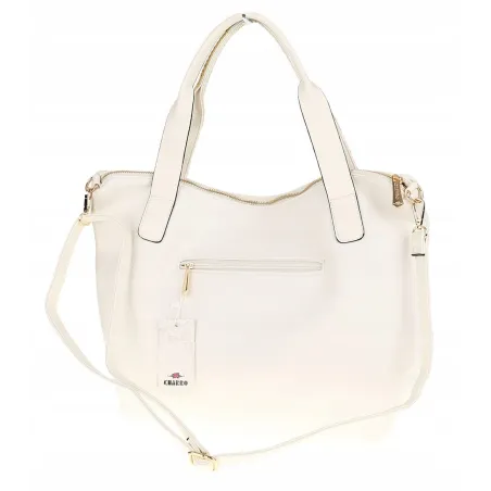 CHARRO Włoska Marka Torebka Damska Biała Shopper Worek Listonoszka CH855633 White