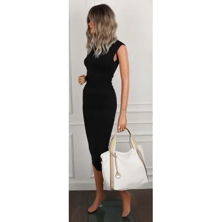 CHARRO Włoska Marka Torebka Damska Biała Shopper Worek Listonoszka CH855633 White