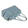 CHARRO Torebka Damska Niebieska Kuferek Miejska Listonoszka CH997 Blue