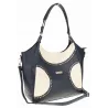 Torebka Damska Włoskiej Marki CHARRO Shopperka Listonoszka CH993 D.Blue