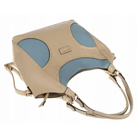 Torebka Damska Włoskiej Marki CHARRO Shopperka Listonoszka CH993 Khaki