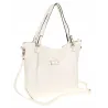 Torebka Damska Biała Shopperka Włoskiej marki CHARRO Modna CH991 White