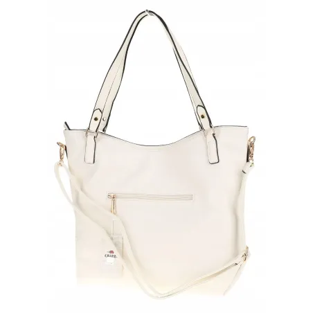 Torebka Damska Biała Shopperka Włoskiej marki CHARRO Modna CH991 White