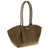 Regina Schrecker Torebka Damska Shopper Zielona na Ramię RS5022 Army Green