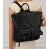 Tommasini Torebka Damska Czarna Plecak 2w1 Modna Shopperka SP92591 Black