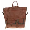 Tommasini Torebka Damska Brązowa Plecak 2w1 Shopperka Modna SP92591 Brown