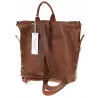 Tommasini Torebka Damska Brązowa Plecak 2w1 Shopperka Modna SP92591 Brown