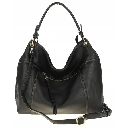 Tommasini Torebka Damska MIejsja Torba Modna Listonoszka Worek 6165 Czarna