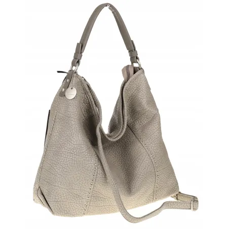 Tommasini Torebka Damska Włoskiej Marki Listonoszka Shopper 35101 Grey