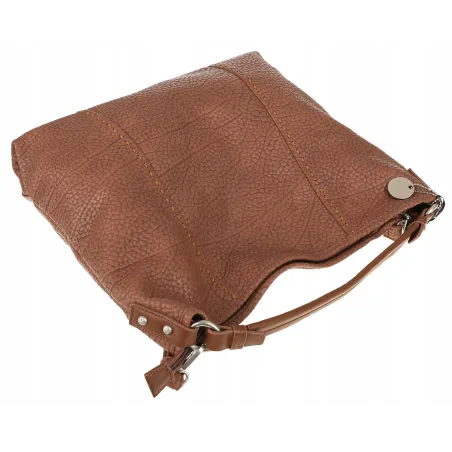 Tommasini Torebka Damska Włoskiej Marki Listonoszka Shopper 35101 Stone