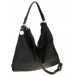 Tommasini Torebka Damska Włoskiej Marki Listonoszka Shopper 35101 Black