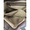 Torebka damska Duża Shopper Worek Listonoszka zamsz MC440 Brazowa Czekoladowa