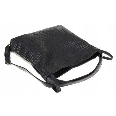 Paolo BAGS Torebka Damska Włoskiej Marki Worek Plecak 2w1 S900230 Granatowa