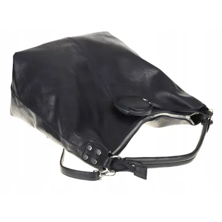 Paolo BAGS Torebka Damska Listonoszka Worek Modna Shopper PB21230 Granatowa