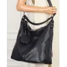 Paolo BAGS Torebka Damska Listonoszka Worek Modna Shopper PB21230 Granatowa