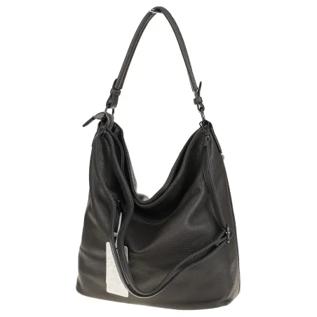 Torebka Damska Modna na Ramię Elegancka Listonoszka Worek A4 LH2502 Grey