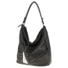Torebka Damska Modna na Ramię Elegancka Listonoszka Worek A4 LH2502 Grey