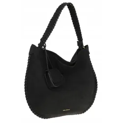 Regina Schrecker Torebka Damska Worek Torba A4 na Ramię RS5189 Czarna