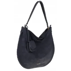 Regina Schrecker Torebka Damska Worek Torba A4 na Ramię RS5189 Granatowa