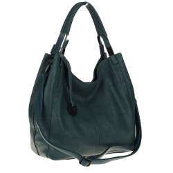 Tommasini Torebka Damska Listonoszka Duża Torba Shopper Worek 2692 Zielona