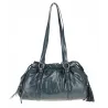 Torebka damska na ramię elegancka lakierowana pojemna RS5191 niebieska
