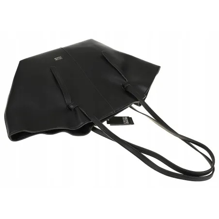 Torebka damska shopper A4 elegancka do pracy włoska marka CC80613 Czarna