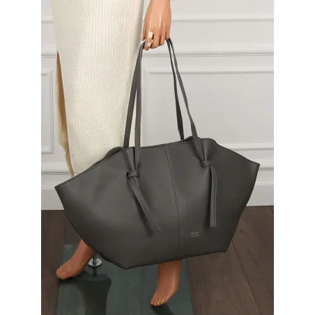 Torebka damska shopper A4 elegancka do pracy włoska marka CC80613 Szara