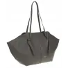 Torebka damska shopper A4 elegancka do pracy włoska marka CC80613 Szara