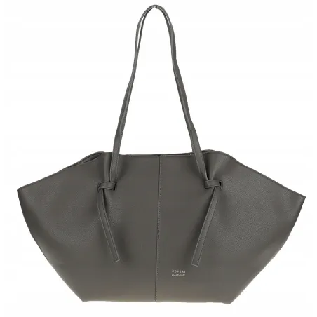 Torebka damska shopper A4 elegancka do pracy włoska marka CC80613 Szara