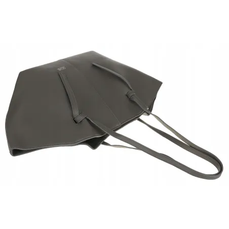 Torebka damska shopper A4 elegancka do pracy włoska marka CC80613 Szara