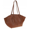 Torebka damska shopper A4 elegancka do pracy włoska marka CC80613 Brązowa