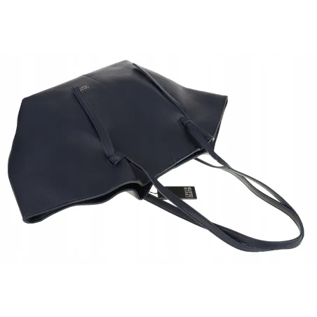 Torebka damska shopper A4 elegancka do pracy włoska marka CC80613 Granatowa