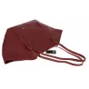 Torebka damska shopper A4 elegancka do pracy włoska marka CC80613 Czerwona