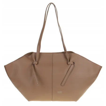 Torebka damska shopper duża elegancka do pracy włoska marka CC80613 Beżowa