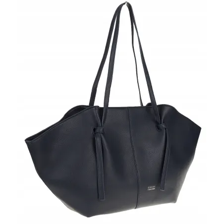 Torebka damska shopper A4 elegancka do pracy włoska marka CC80613 Granatowa