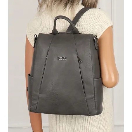 Torebka damska plecak na ramię torba shopper pojemna duża CC50905 Szara