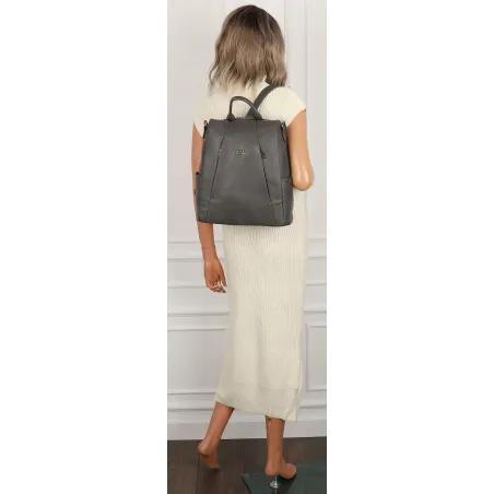 Torebka damska plecak na ramię torba shopper pojemna duża CC50905 Szara