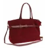 Torebka Damska listonoszka na ramię shopper duża pojemna torba 3642 Bordowa