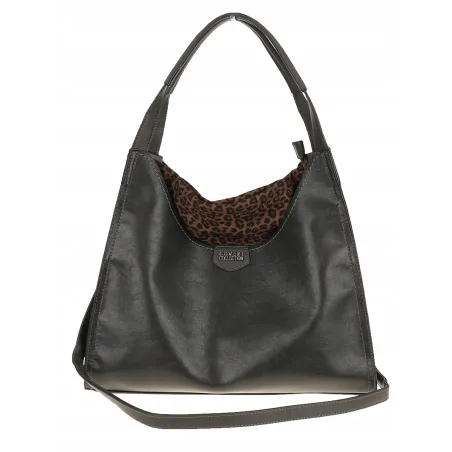 Torebka Damska Coveri Collection włoska marka A4 na ramię CC6582 Szara