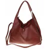 Torebka Damska Coveri Collection włoska marka A4 na ramię CC6582 Czerwona