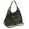 Torebka Damska Coveri Collection włoska marka A4 na ramię CC6582 Zielona