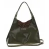 Torebka Damska Coveri Collection włoska marka A4 na ramię CC6582 Zielona